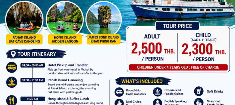 james bond island tour by mini cruise poster